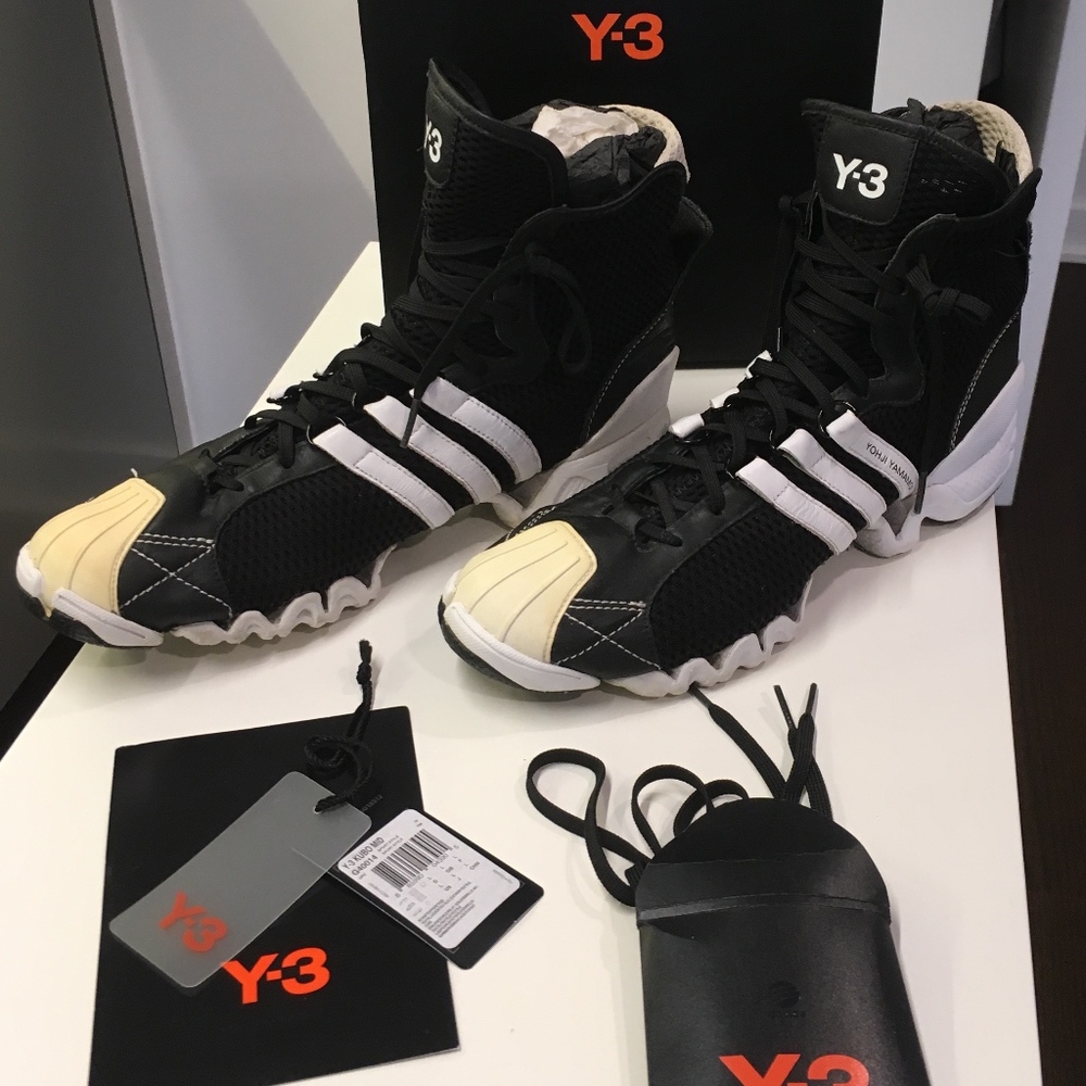 Adidas Y-3 KUBO MID Ankle Length Trainer Sneaker S
